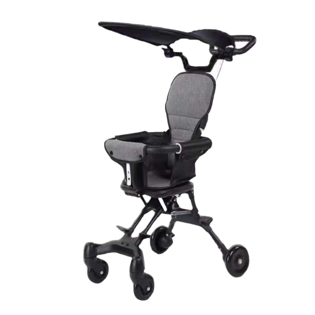 Foldable Stroller Lightweight Multipurpose Portable with Canopy Adjustable Infant Pram for Outside Camping Travel Airplane