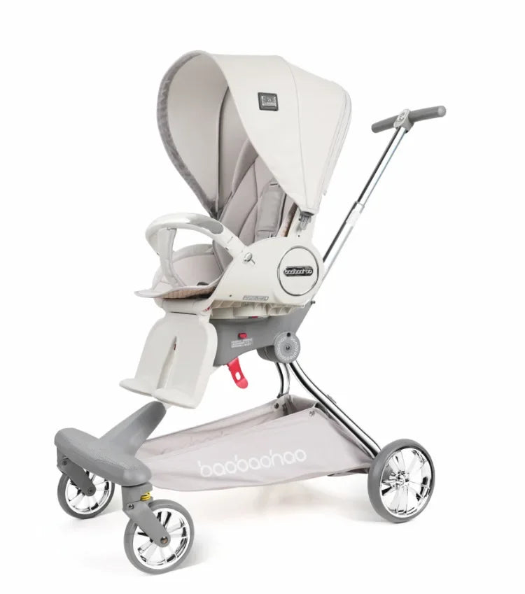 V9 Baby Stroller Magical Tool Strolling Baby Strollers High View Easy To Sit Lie Down Lightweight Foldable Baby Stroller