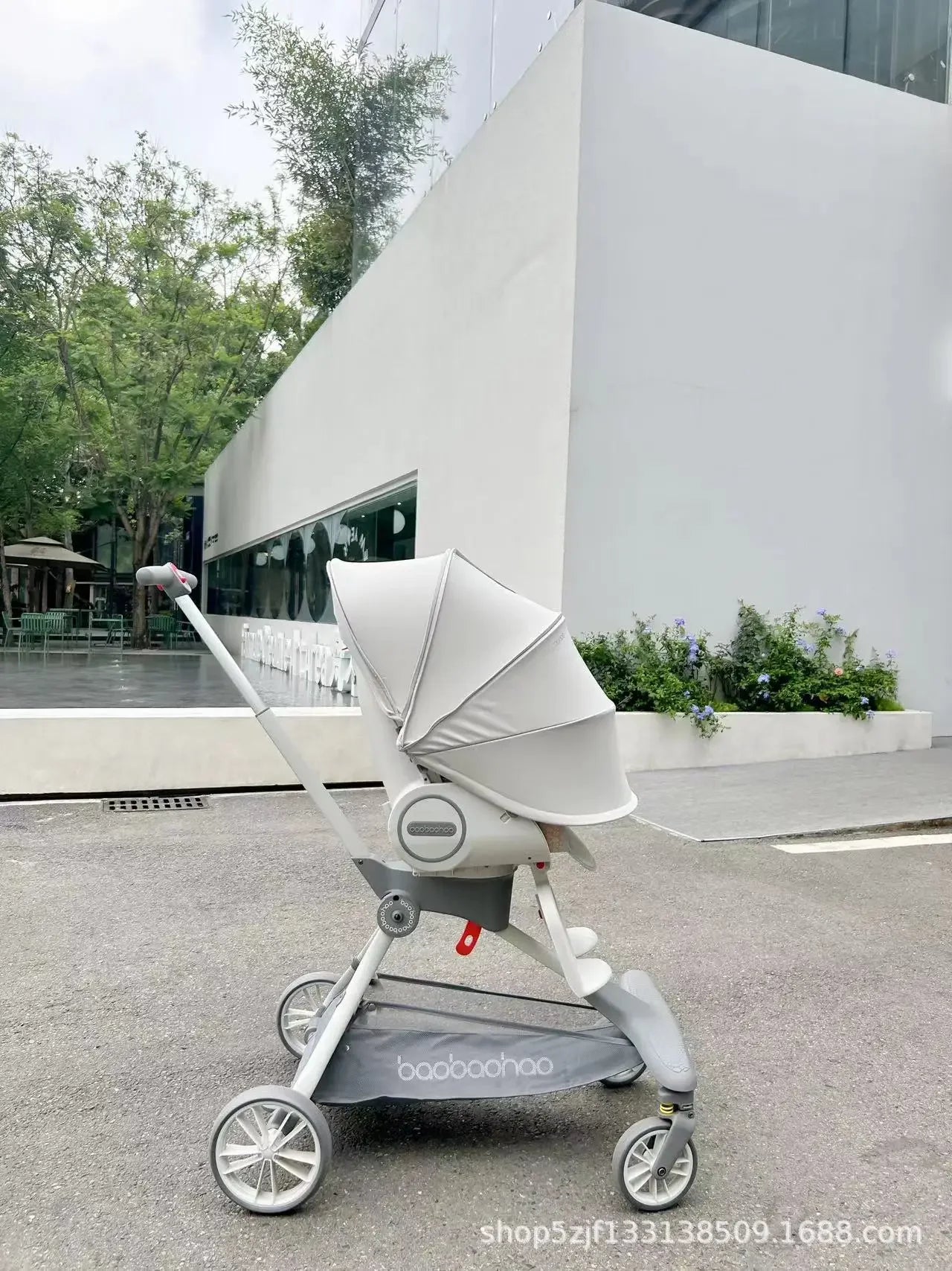 V9 Baby Stroller Magical Tool Strolling Baby Strollers High View Easy To Sit Lie Down Lightweight Foldable Baby Stroller