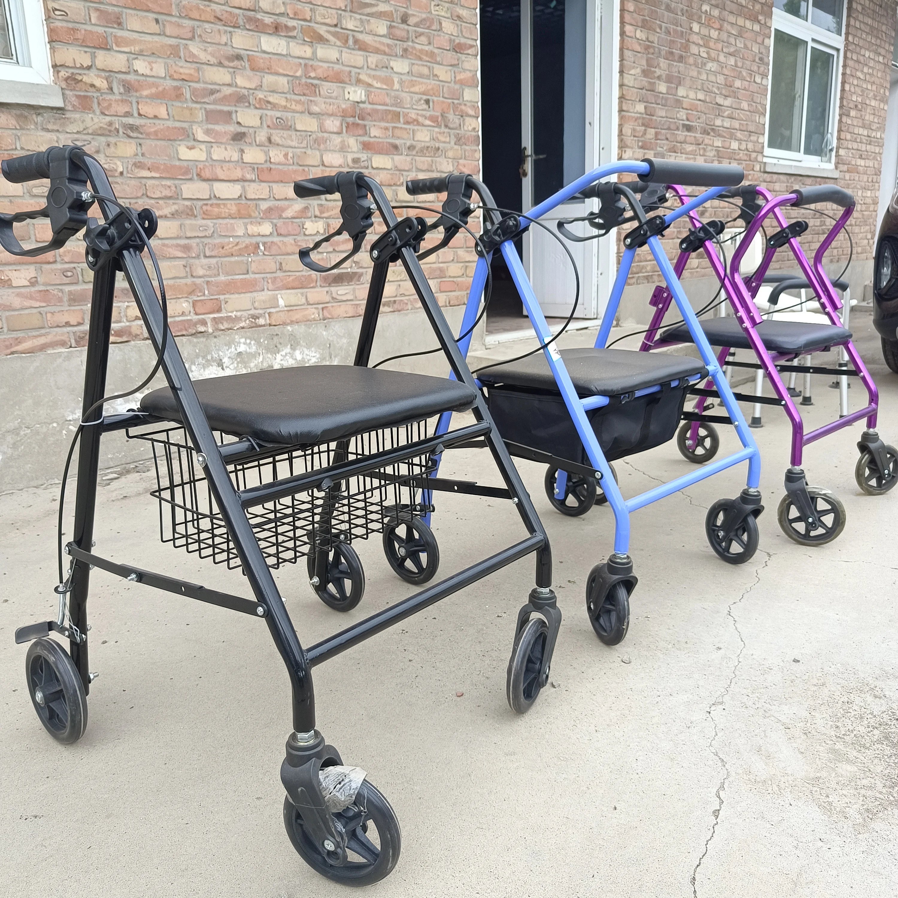 Foldable And Portable Walker For The Elderly And Disabled
