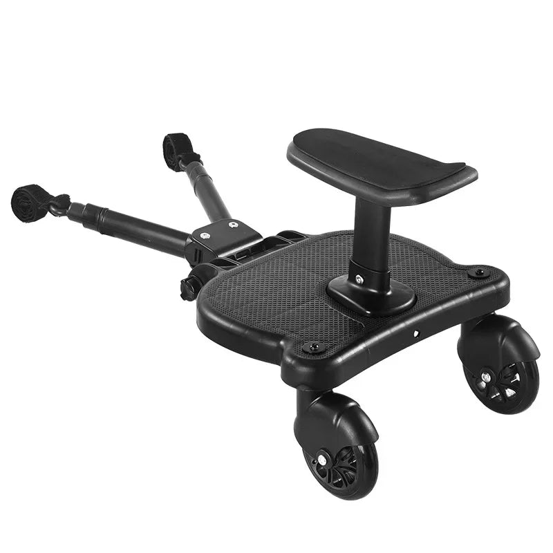 Upgrade Your Stroll with A 2-in-1 Sit and Stand Stroller Board for Second Baby - Compatible with Most Baby Strollers