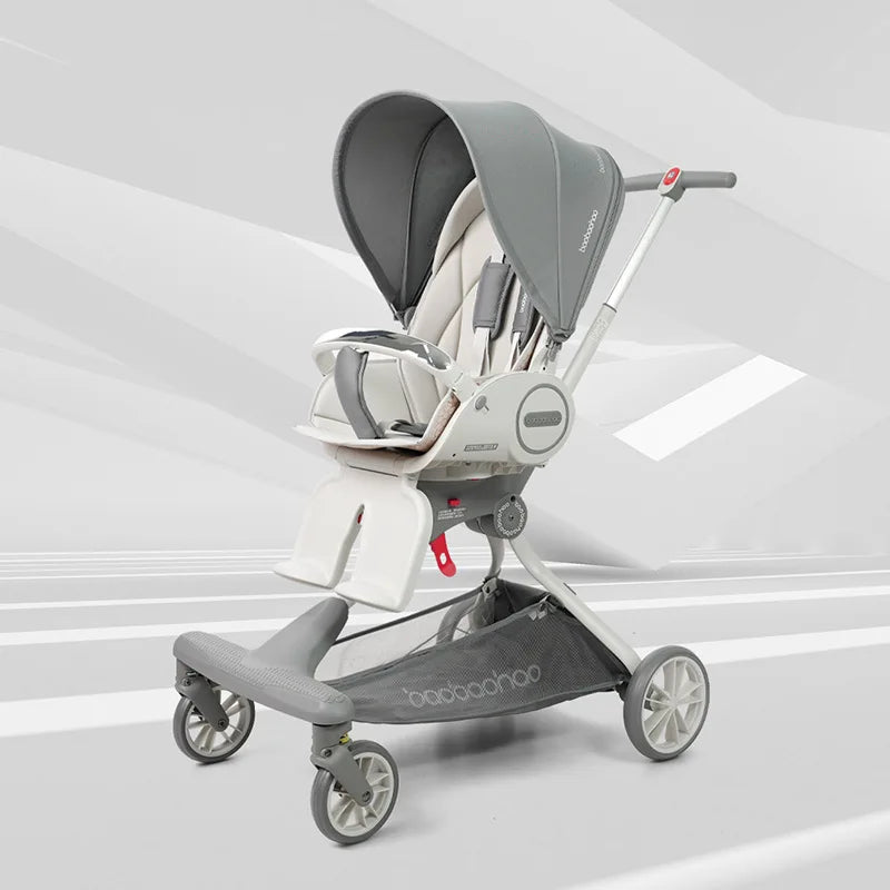 V9 Baby Stroller Magical Tool Strolling Baby Strollers High View Easy To Sit Lie Down Lightweight Foldable Baby Stroller